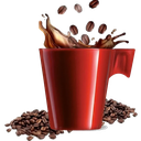 Ver imagem 2 de Jogo de Xícaras Vermelhas Café Cafezinho 80ml 4 peças