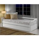 Ver imagem 1 de Cama Babá Prime com Cama Auxiliar Madeira Maciça Branco - Ca