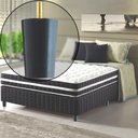 Ver imagem 2 de Kit 7 Pés para Cama Box Casal Pezinhos 6cm Preto em Madeira