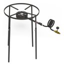 Ver imagem 1 de Fogão Industrial Progás Alta Pressão 7 Caulins Redondos Pedestal F1b7p