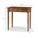 Ver imagem 4 de Aparador para Sala em Madeira Maciça com Pés Torneados 1 Gavetas 634 Linz Móveis - Imbuia Glazer