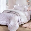 Ver imagem 1 de Jogo de Cama Solteiro 300 Fios Princesas - Kacyumara Estampado Claro