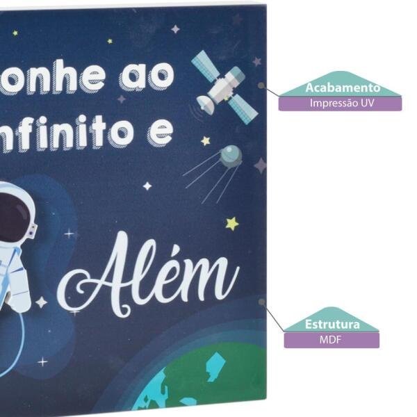 Quadro Infantil Ao Infinito e Além Menino - 6