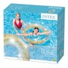 Combo 2 Boias infláveis para piscina modelo redonda tube glitter intex 1,19m 1 pink e 1 dourada - 5