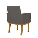 Ver imagem 3 de Kit 24 Poltronas Decorativas com Base Courino Cinza Balaqui