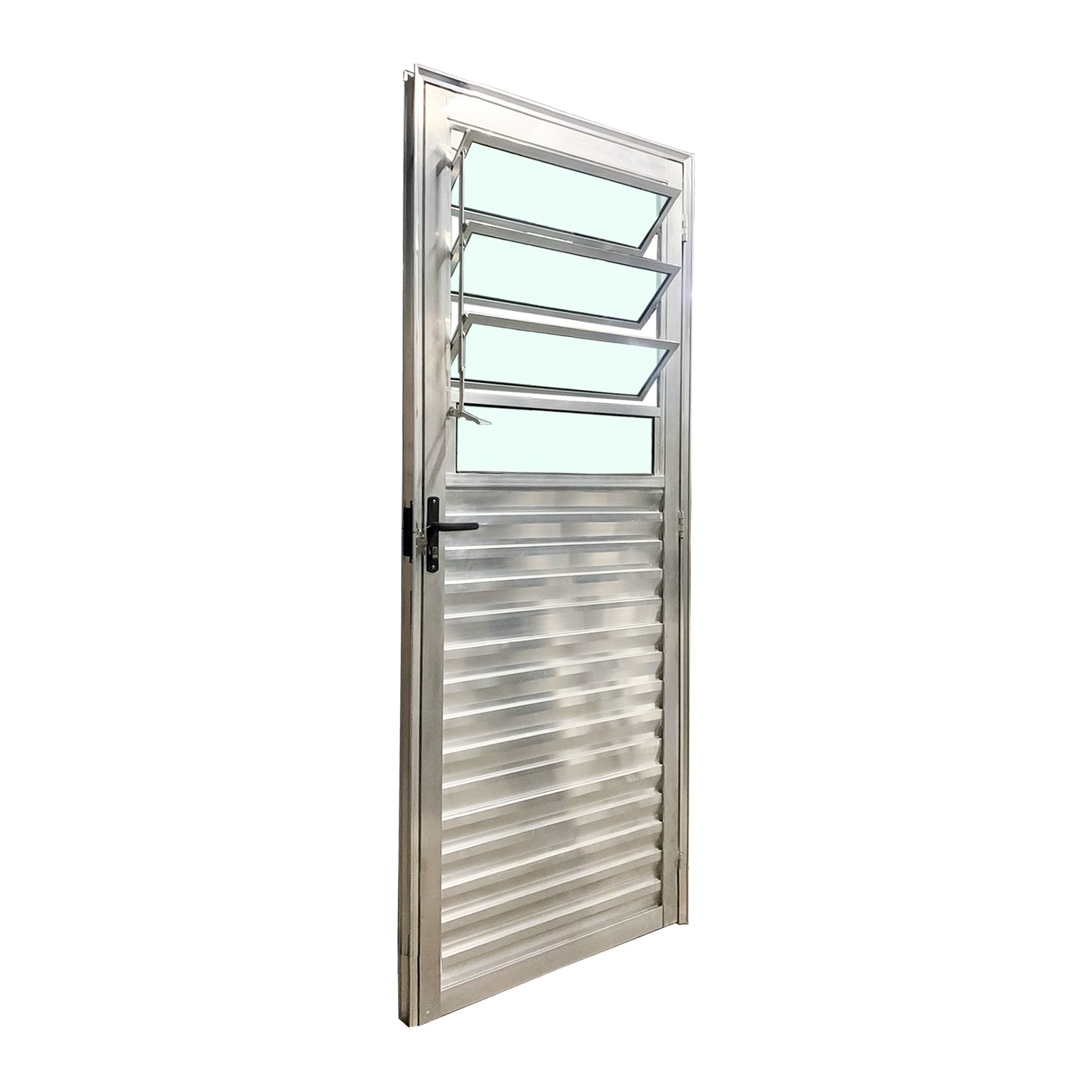 Porta Basculante Brilhante D 210x80 Linha 25 Esmeralda Vidro Liso - 2