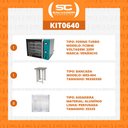Ver imagem 4 de Forno Turbo Convec. Inox e Turquesa FCSB4E 220V + Bancada MES-004 + 8 Assadeiras - Venâncio