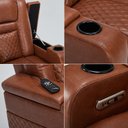 Ver imagem 5 de Poltrona do Papai Elétrica Gamer Toronto com Aquecimento Massagem Porta Copos Entrada Usb/usb-c Pu C