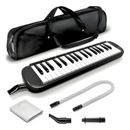 Escaleta Melódica Preta com 32 Teclas, Ideal para Iniciantes e Crianças em Aulas de Música - 1