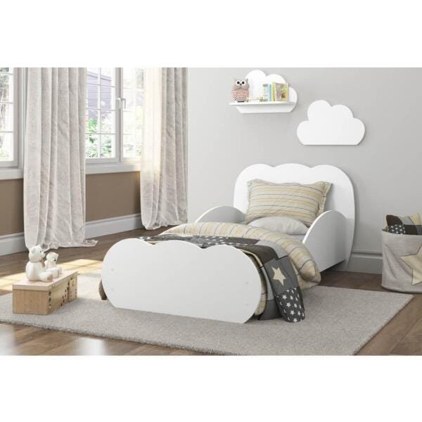 Quarto de Bebê Algodão com Mini Cama - Branco - 5