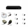 Kit 6 Câmeras Hd 720p Gs0016 HVR GIGA SECURITY 1080P - 1