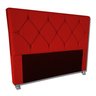 Cabeceira de casal  para quarto Paula King Size 193 cm Vermelho-Anchar Estofados - 1