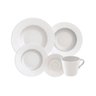 Aparelho de Jantar Porcelana 20 Peças Tramontina Cor Branco Liso - 1