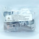 Ver imagem 5 de Kit C/ 2 Dobradiças Sensys Super Alta P/colagem em Porta de Vidro e Lateral de Madeira Completas