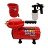 Compressor Ar Direto Red Bivolt + Kit De Pintura Chiaperini - 2