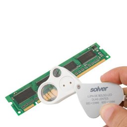 Lupa de Bolso Dupla LED Sld132 Solver para Estética - 3