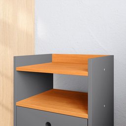 Painel Tv 50 Polegadas Cabeceira 1,40 Linho Cama Casal 2 Mesinhas Canto Quarto Gaveta Cinza/cinamomo - 9
