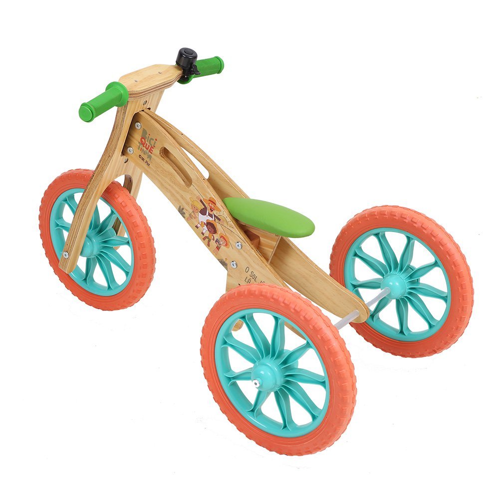 Triciclo Infantil 2 Em 1 Bicicleta De Equilíbrio Até 25kg