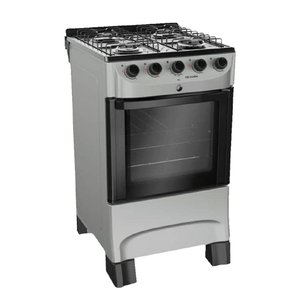 Fogão a Gas Mueller Mfi4bc 4 Bocas Titanium Mesa Esmaltada - Bivolt
