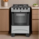 Ver imagem 2 de Fogão a Gas Mueller Mfi4bc 4 Bocas Titanium Mesa Esmaltada - Bivolt