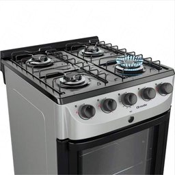Fogão a Gas Mueller Mfi4bc 4 Bocas Titanium Mesa Esmaltada - Bivolt - 4