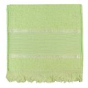 Ver imagem 2 de Kit 12 Toalhas Social Bordar Ponto Cruz Escola de Mão Perfeito Estilo Verde Claro