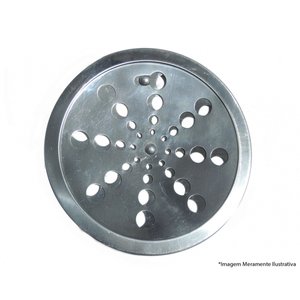 Grelha Aco Inox Overtime C/fecho Redondo 15cm