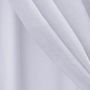 Ver imagem 4 de CORTINA VOIL CROSS BRANCO FORRO MICROFIBRA 10.00 X 2.80 ILHÓS CROMADO