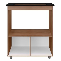 Balcao com Tampo Cooktop 5 Bocas 75cm 9445 Savana Off White Mobbs - 5