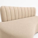 Ver imagem 5 de Poltrona Sofa Orgânica Decorativo Casal Villas Suede Bege