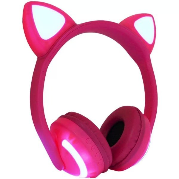 Fone De Ouvido HeadFone Sem Fio Orelha de Gato Gatinho Cat 5.0 Bluetooth  Ear Com Led Rgb Original|Earphones \u0026 Headphones| - AliExpress
