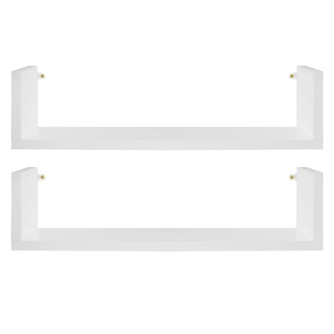 Kit 2 Prateleiras em U para Dvd