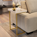 Ver imagem 3 de Mesa Apoio Lateral para Sala:perola Dourado
