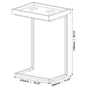Ver imagem 4 de Mesa Apoio Lateral para Sala:perola Dourado