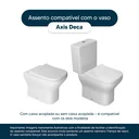 Ver imagem 4 de Assento Sanitário Axis Preto para vaso Deca