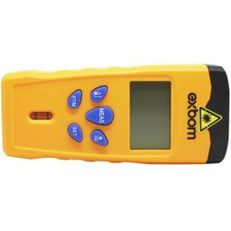 Trena a Laser Digital Profissional Distância até 18 metros com Nível Bolha Exbom TEM-D15 - 3 Trena a Laser Digital Profissional Distância até 18 metros com Nível Bolha Exbom TEM-D15 - 3