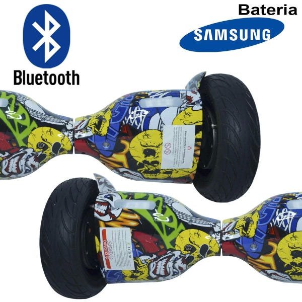 Hoverboard Skate Elétrico 2 Rodas 10 Polegadas Bluetooth Importway Bateria Samsung Colorido Bolsa - 4