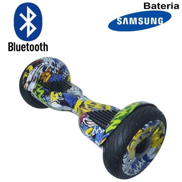Hoverboard Skate Elétrico 2 Rodas 10 Polegadas Bluetooth Importway Bateria Samsung Colorido Bolsa - 5