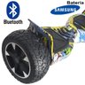 Hoverboard Skate Elétrico 8.5 Off Road Cross Rally Bluetooth BW-056 Bat Samsung Colorido Bolsa Led - 2