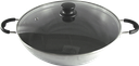 Ver imagem 1 de Paelleira Teflon Interno 2 Alças Com Tampa Vidro N°32 3,4l
