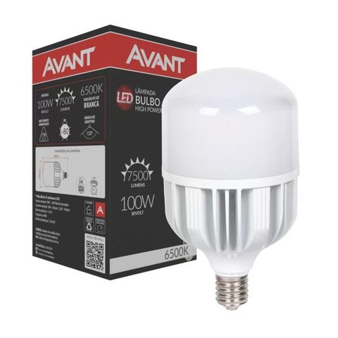 Lâmpada Led Bulbo 100w Avant Luz Branca 6500k Alta Potência