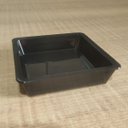 Ver imagem 4 de Kit 6 Porta Shoyu 50ml Molheira Sushi Preta Pote Quadrado Nozoki Uno Coza Plástico