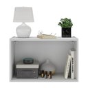 Ver imagem 4 de Kit 2 Mesas de Cabeceira 2 Portas Mp4135 Branco Branco