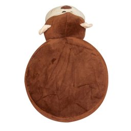 Puff Banqueta Infantil Redondo Macaco Pelucia Beccaro Decor - 5