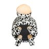 Puff Banqueta Infantil Redondo Vaca Pelucia Beccaro Decor - 4