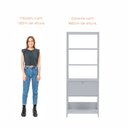 Ver mais imagens de Estante Argo com 1 Porta e 5 Prateleiras