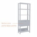 Ver imagem 6 de Estante Argo com 1 Porta e 5 Prateleiras