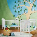 Ver imagem 7 de Berço Americano Lila com Cômoda Infantil Duda Branco Brilho – Phoenix Baby