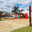 Ver imagem 3 de Rede Beach Tennis e Volei com banda lateral Zaka Vermelha 8,60m x 1m