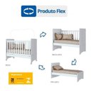 Ver imagem 3 de Quarto de Bebê Completo com Guarda-Roupa 3 Portas, Cômoda e Berço Mini Cama Benjamin Espresso Móveis